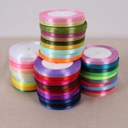 New 1/4"6mm (22 Meters/roll) Red Color Grosgrain Ribbon Wedding Decoration Making Bowknots Gift Packing Belt Sewing Accessories