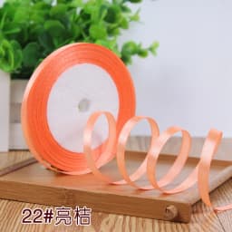 New 1/4"6mm (22 Meters/roll) Red Color Grosgrain Ribbon Wedding Decoration Making Bowknots Gift Packing Belt Sewing Accessories