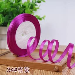 New 1/4"6mm (22 Meters/roll) Red Color Grosgrain Ribbon Wedding Decoration Making Bowknots Gift Packing Belt Sewing Accessories