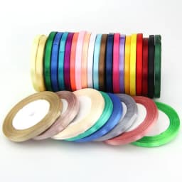 New 1/4"6mm (22 Meters/roll) Red Color Grosgrain Ribbon Wedding Decoration Making Bowknots Gift Packing Belt Sewing Accessories