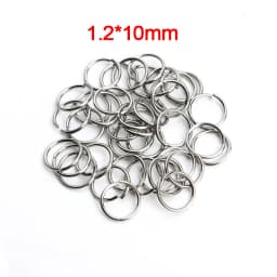 Louleur High Quality Stainless Steel Open Jump Ring Round Gold Color Split Rings For Diy Jewelry Making Findings Wholesale
