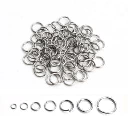Louleur High Quality Stainless Steel Open Jump Ring Round Gold Color Split Rings For Diy Jewelry Making Findings Wholesale