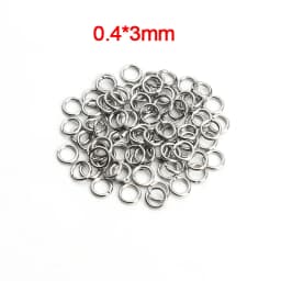 Louleur High Quality Stainless Steel Open Jump Ring Round Gold Color Split Rings For Diy Jewelry Making Findings Wholesale