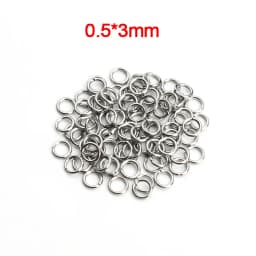 Louleur High Quality Stainless Steel Open Jump Ring Round Gold Color Split Rings For Diy Jewelry Making Findings Wholesale