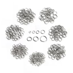 Louleur High Quality Stainless Steel Open Jump Ring Round Gold Color Split Rings For Diy Jewelry Making Findings Wholesale