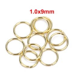 Louleur High Quality Stainless Steel Open Jump Ring Round Gold Color Split Rings For Diy Jewelry Making Findings Wholesale