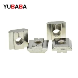 M3 M4 M5 M6 M8 M10 T Block Square nuts T-Track Sliding Hammer Nut for Fastener Aluminum Profile 2020 3030 4040 4545