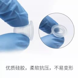 100Pcs Disposable Tattoo Ink Cup Small&Big Size Silicone Permanent Tattoo Makeup Eyebrow Makeup Pigment Container Caps