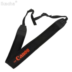 Black Camera Shoulder Neck Strap Fit for Canon 6D 60D 80D 7D 550D 1300D 5D 750D Mark II III IV 200D 1100D 1300D Camera Dslr
