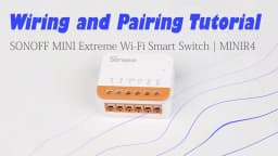 Sonoff Mini R4 Extreme Wifi Smart Switch Interruptor with Relay On-Off DIY Switch Module EWELINK APP Control Works with Alexa