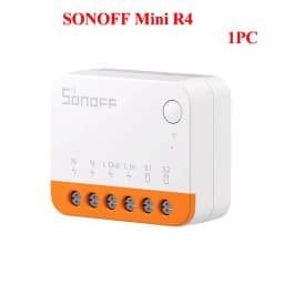 Sonoff Mini R4 Extreme Wifi Smart Switch Interruptor with Relay On-Off DIY Switch Module EWELINK APP Control Works with Alexa