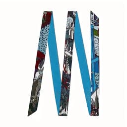 200cm "City of Animals" Brand Long Women Scarf Fashion Female Belt Skinny Head Scarves For Ladies Silk Scarf Tie Bag Ribbons