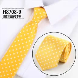 Fashion Dot Tie For Mens 8CM Necktie Business Formal Polka Dot Necktie Wedding Gift Orange Blue Red Tie Accessories Gravatas