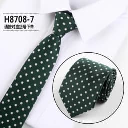 Fashion Dot Tie For Mens 8CM Necktie Business Formal Polka Dot Necktie Wedding Gift Orange Blue Red Tie Accessories Gravatas