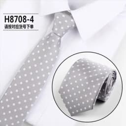 Fashion Dot Tie For Mens 8CM Necktie Business Formal Polka Dot Necktie Wedding Gift Orange Blue Red Tie Accessories Gravatas