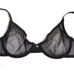 Vgplay Ultra-thin Lace Lingerie See Through Women Bra Underwire Plunge Without Padded Bras for Women Plus Size Hollow Mesh
