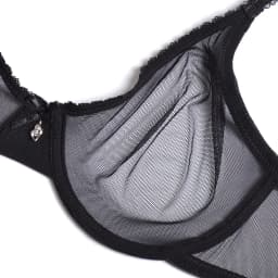Vgplay Ultra-thin Lace Lingerie See Through Women Bra Underwire Plunge Without Padded Bras for Women Plus Size Hollow Mesh