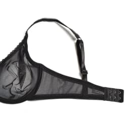 Vgplay Ultra-thin Lace Lingerie See Through Women Bra Underwire Plunge Without Padded Bras for Women Plus Size Hollow Mesh