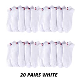 5/10/20 Pairs Of Thin Summer Blending Boat Socks Plain Color Mens Casual Socks Breathable Sweat Absorbing Calibration Socks