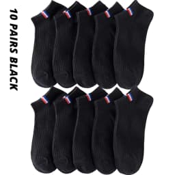 5/10/20 Pairs Of Thin Summer Blending Boat Socks Plain Color Mens Casual Socks Breathable Sweat Absorbing Calibration Socks