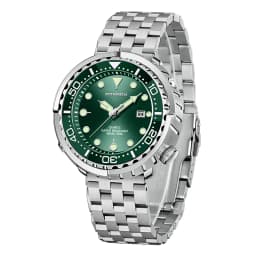 FOXBOX Top Brand Fashion Diver Watch Men 50ATM Waterproof Date Clock Sport Watches Mens Quartz Wristwatch Relogio Masculino