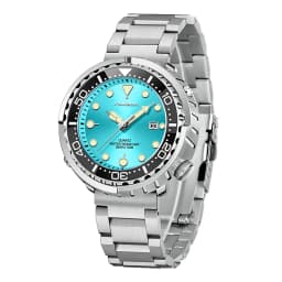 FOXBOX Top Brand Fashion Diver Watch Men 50ATM Waterproof Date Clock Sport Watches Mens Quartz Wristwatch Relogio Masculino