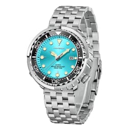 FOXBOX Top Brand Fashion Diver Watch Men 50ATM Waterproof Date Clock Sport Watches Mens Quartz Wristwatch Relogio Masculino