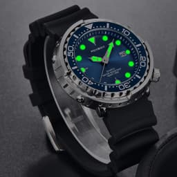 FOXBOX Top Brand Fashion Diver Watch Men 50ATM Waterproof Date Clock Sport Watches Mens Quartz Wristwatch Relogio Masculino