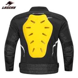 LYSCHY Motorcycle Back Protector Armor CE 2 Level Certification Body Protection Motorbike Motocross Racing Built-in Back Armor