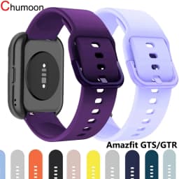 20mm 22mm Watch Band for Amazfit Bip5 GTS 4 3 GTS4mini GTR 2 4 42mm Silicone Bracelet Samsung Galaxy Watch 7 6 5 40mm 44mm Strap
