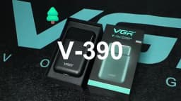VGR Electric Shaver Professional Shaver Portable Mini Shaving Machine USB Charge Beard Trimmer for Men V 390