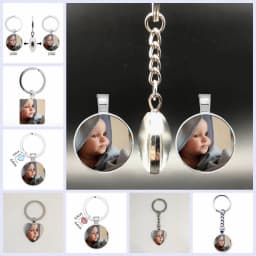 Popular Personalized Photo Pendants, Custom Keychains, Baby Photos, Mom, Dad, And Grandparents’ Favorite Gifts, Gifts For Family