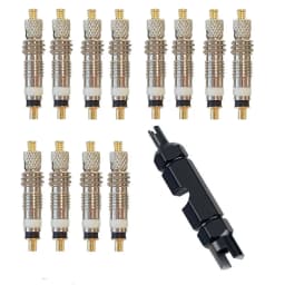 6/12pcs Bicycle Removable Presta Valve Core Bike Replacement Brass Tubeless Core Remover Tool for Tubeless for Road MTB Bike