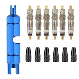 6/12pcs Bicycle Removable Presta Valve Core Bike Replacement Brass Tubeless Core Remover Tool for Tubeless for Road MTB Bike