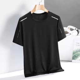 Ice Silk Running Shirts Men Loose Printing Short Sleeve Top Basketball Gym Sportswear For Male Fitness Workout Quick Dry Tee