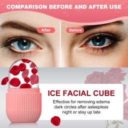 1pc Silicone Face Ice Cube Mold for Beauty and Skin Care Silicone Face Ice Roller
