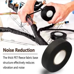 Automotive Wiring Harness Adhesive Tape Noise Reduction Heat Resistance Flame Retardant Electrical Protective Cloth Tape