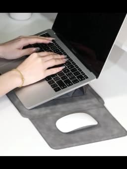 Laptop Sleeve Case 13 14 15 15.6 16Inch For Huawei HP DELL Bag For Macbook Air Pro 13 13.6 M4 Notebook Case with Stand Men Women
