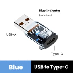 120W Type C To USB A OTG Adapter Fast Charging USB3.2 To Type C Female Adapter Fast Charging OTG For iPhone 15 16 Macbook iPad
