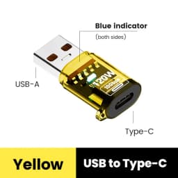 120W Type C To USB A OTG Adapter Fast Charging USB3.2 To Type C Female Adapter Fast Charging OTG For iPhone 15 16 Macbook iPad