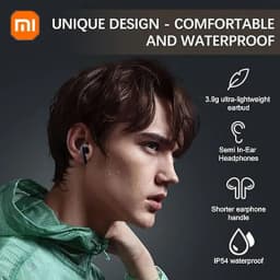 Xiaomi RedmiBuds 4 Lite Earphone TWS Bluetooth 5.3 Headphones Earphones ip54 buds 20H play time wireless Earphone