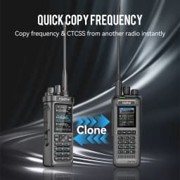 Radtel RT-950 PRO Walkie Talkie AM/FM/CB/LSB/USB/CW Receiver with GPS APRS 10W Bluetooth Phone Programming Ham Radio RT-950PRO