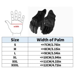 2025 New Motorcycle Gloves Men Women Touchscreen Moto Leather Carbon Cycling Winter Gloves Motorbike Motorcross ATV Motor Gloves