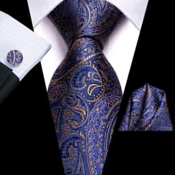 Blue Business Solid Plaid Striped Men's Tie NeckTie 8.5cm Ties for Men Formal Gold Orange Wedding High Quality Gravata Silk