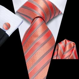 Blue Business Solid Plaid Striped Men's Tie NeckTie 8.5cm Ties for Men Formal Gold Orange Wedding High Quality Gravata Silk