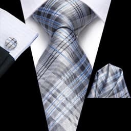 Blue Business Solid Plaid Striped Men's Tie NeckTie 8.5cm Ties for Men Formal Gold Orange Wedding High Quality Gravata Silk