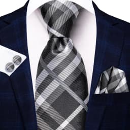 Blue Business Solid Plaid Striped Men's Tie NeckTie 8.5cm Ties for Men Formal Gold Orange Wedding High Quality Gravata Silk