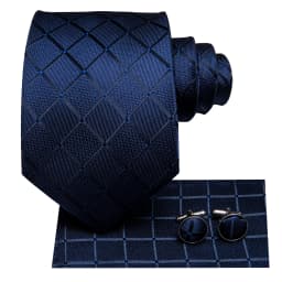 Blue Business Solid Plaid Striped Men's Tie NeckTie 8.5cm Ties for Men Formal Gold Orange Wedding High Quality Gravata Silk