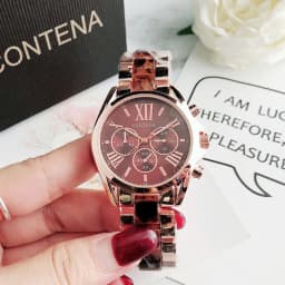 CONTENA Top Brand Luxury Watches for Women Fashion Creative Steel Bracelet Women's Watches Ladies Quartz Watch Reloj Mujer