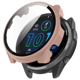 Full Protective Case for Garmin Forerunner 965 Forerunner 265 265S Screen Protector Case Cover PC 2in1 Shell+Tempered Glass Film